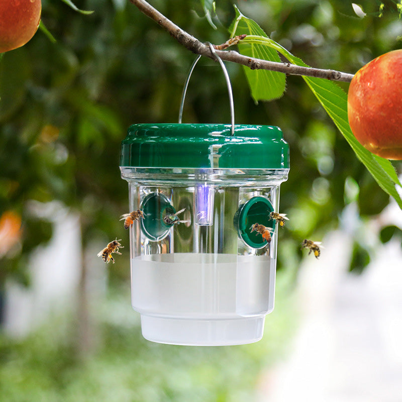 Solar-Wespenfalle mit LED-Anlockung