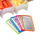 Bamboo cutting board with 4 graters and storage boxes cm