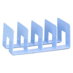 Desk organizer with 4 compartments, plastic, for books and folders