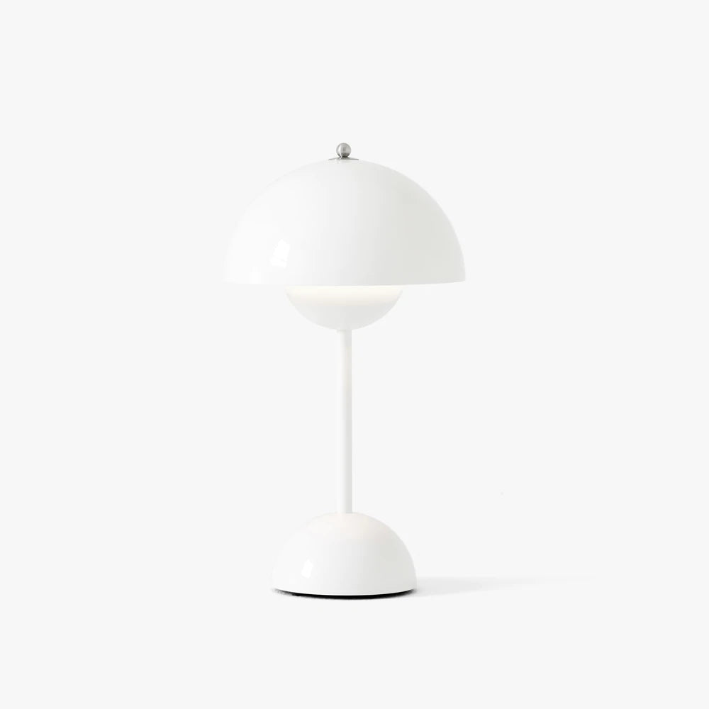 Dimmbare LED-Tischlampe mit Akku – Pilzform Design