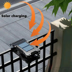 Solar-Sensorleuchte mit Klemmvorrichtung und Bewegungsmelder