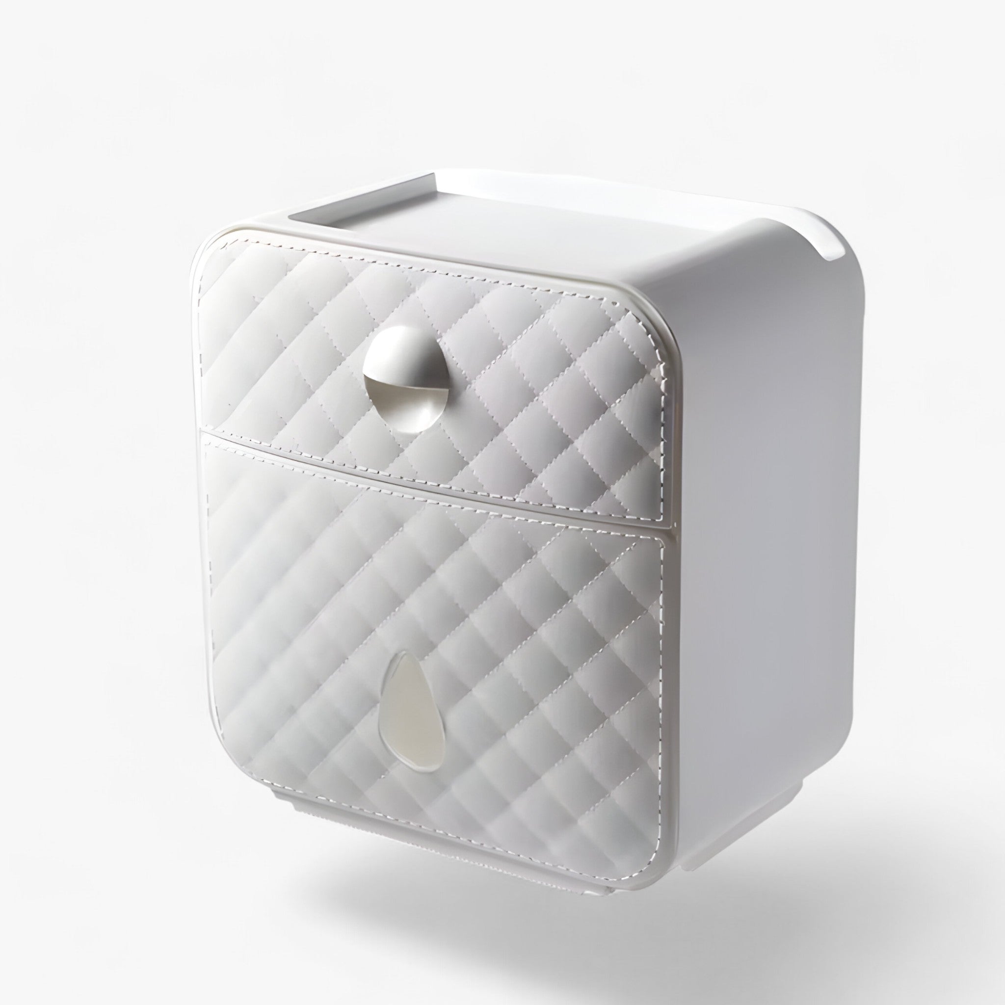 Toilettenpapierhalter mit wasserdichter Abdeckung und Ablage