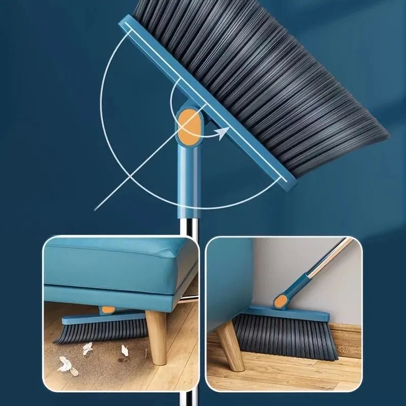 Sweeping Set with Self-Cleaning Function – Height Adjustable