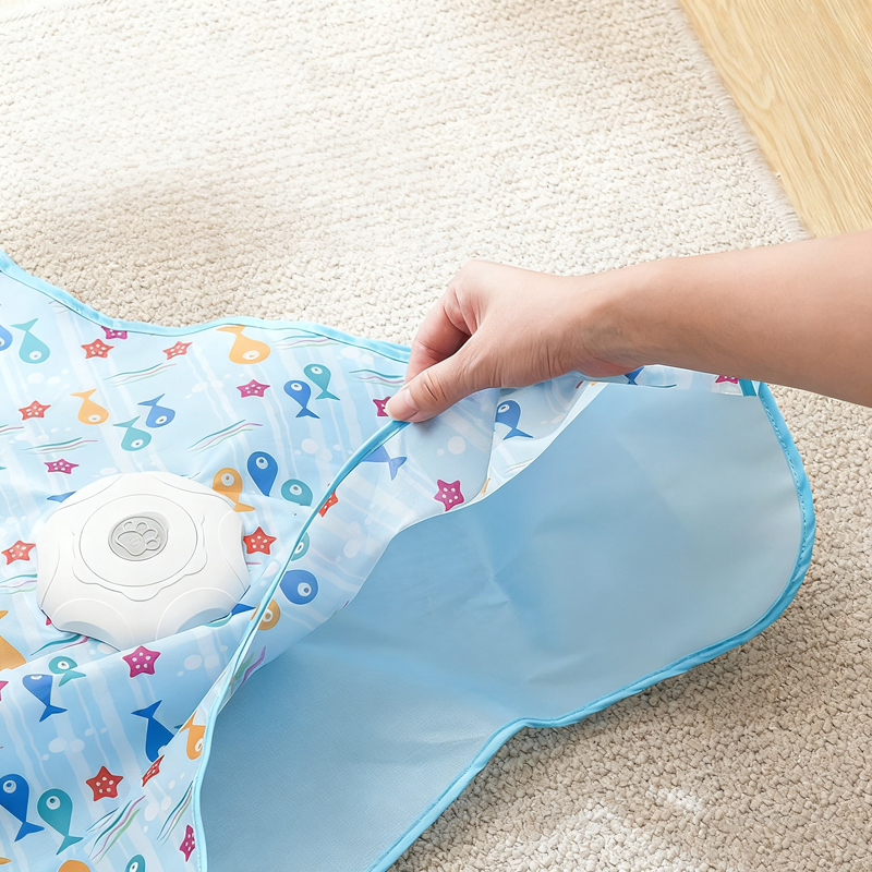 Cat Play Mat with Hidden Spring – Interactive Hunting Game