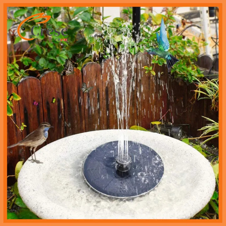 Solar water pump for wells and ponds