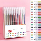 Glitter gel pen set with 1.0-mm ballpoint tip - 8 to 48 colors