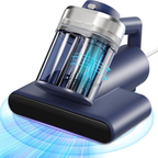 Mattress vacuum cleaner with UV light against mites