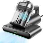 Mattress vacuum cleaner with UV light against mites