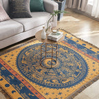 Überwurf Bohemian mit Quasten – Wendbares Design aus Baumwolle