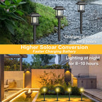 Solar garden light – Warm white light with up to 10 hours of illumination time