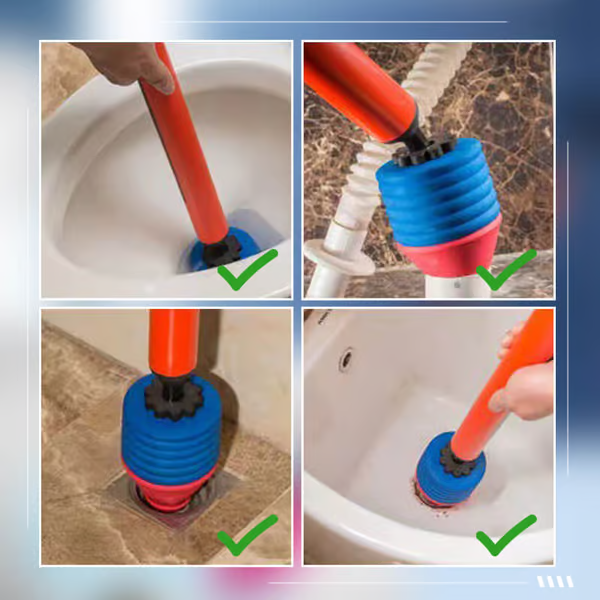 Compressed Air Drain Cleaner – Clears Clogs in Seconds