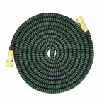 Expandable garden hose with high-pressure spray gun – Expands to 3 times its length