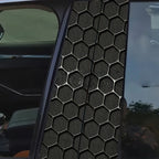 Car B-pillar protective film with scratch protection