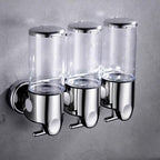 Wall-mounted soap dispenser – 500 ml capacity with pump mechanism