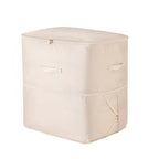 Compression bag for clothing with double zipper