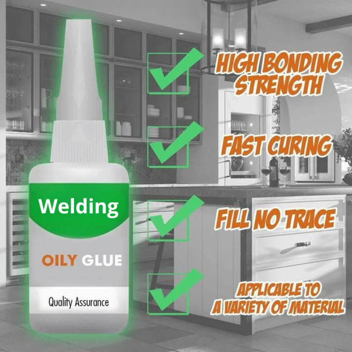 Super glue for many materials – Fast curing, drip-free - 2-piece set