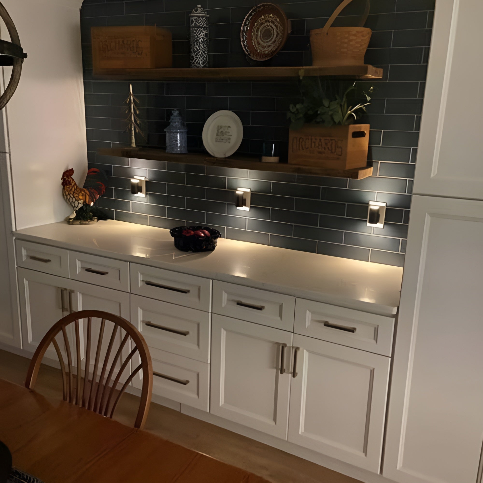 Dimmable Plug-in LED Night Light with Rotary Switch – Warm White Light