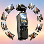 1080P Pocket Camera with Foldable Display and Touchscreen