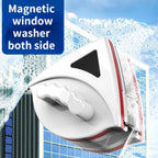 Magnetic window cleaner for both sides