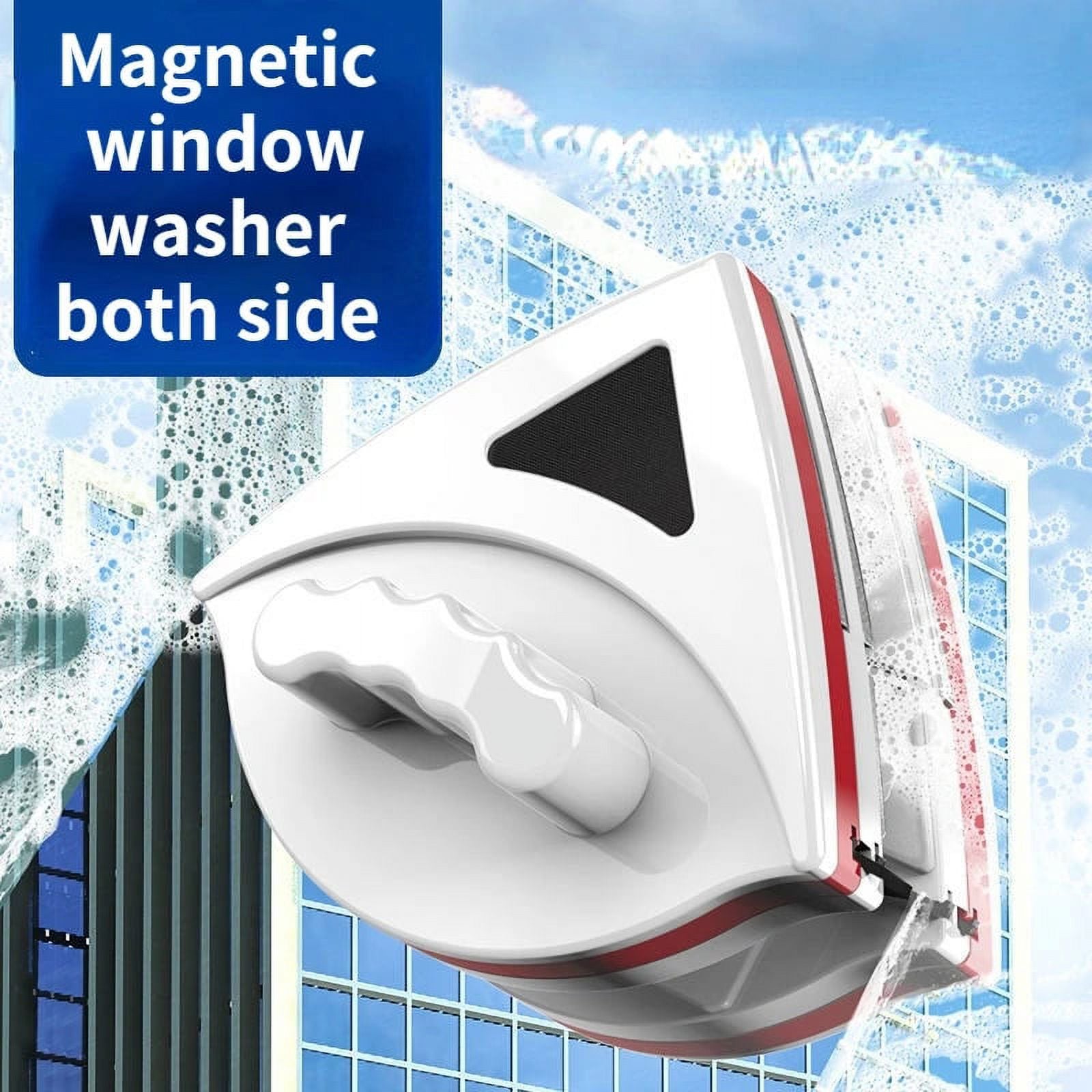 Magnetic window cleaner for both sides