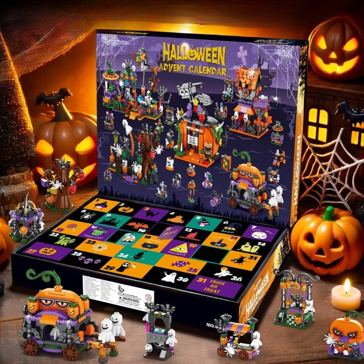 Halloween Adventskalender Bausteine – 31 Mini-Bauwerke