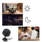 Mini surveillance camera with Wi-Fi and motion detector