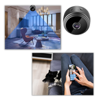 Mini surveillance camera with Wi-Fi and motion detector
