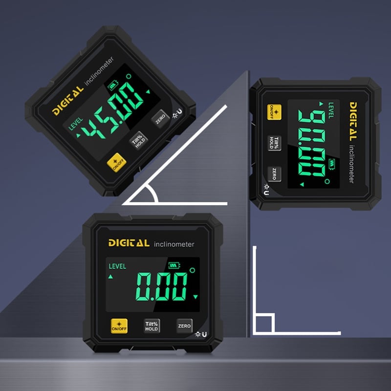 Digital Level with Magnetic Base – Precise Angle Measurement