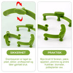 Adjustable plant support for training and growth guidance