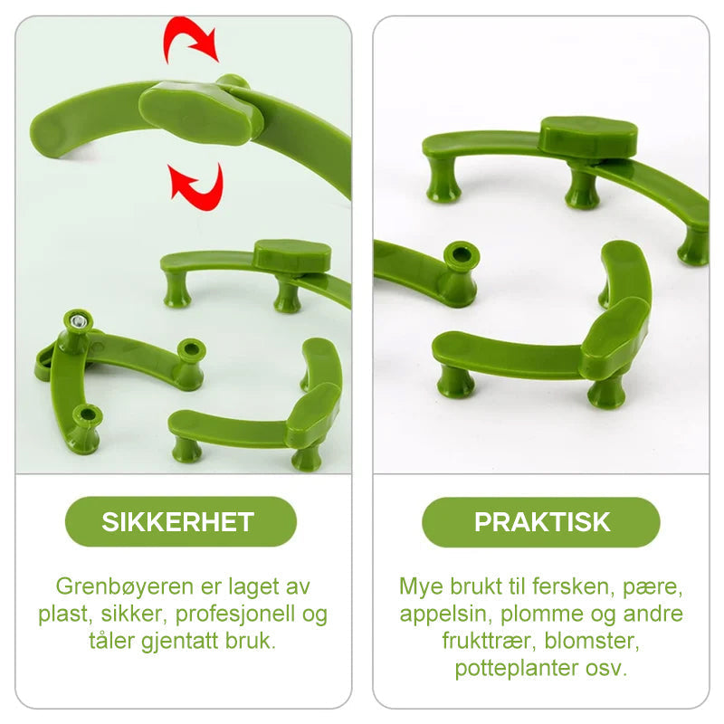 Adjustable plant support for training and growth guidance