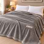 Plüsch Kuscheldecke Milchvelours – Ganzjahres Wohndecke