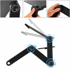 Laptopständer 360° höhenverstellbar mit Kühlung