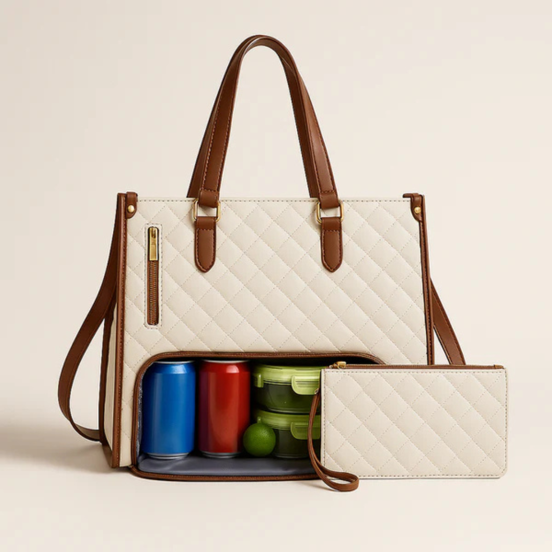 Cosmetic Bag with Compartments – Water-Resistant and Compact