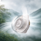Tragbarer Clip-Ventilator mit 360° Drehung