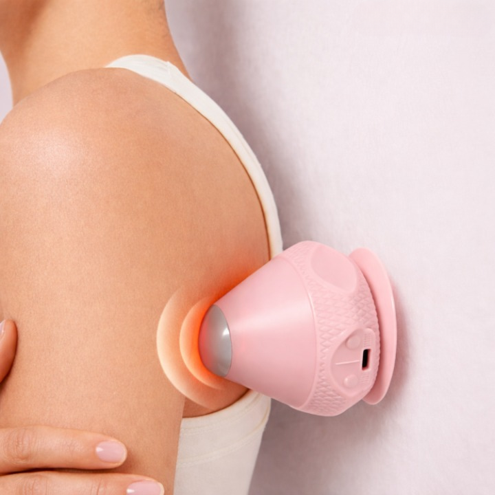 Massage Ball mit Saugnapf für Selbstmassage