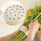 Flower Stem Holder for Vases – Perforated Bouquet Organizer, Set of 2