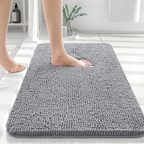 Chenille Bath Mat – Non-Slip, Super Soft, and Extra Absorbent