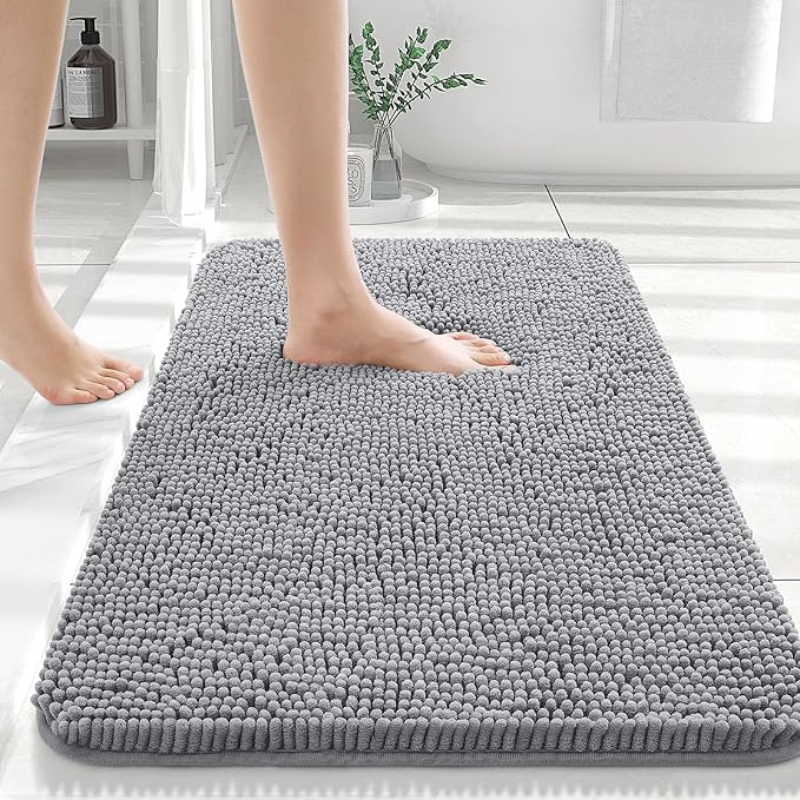 Badematte Chenille – rutschfest, superweich und extra saugfähig