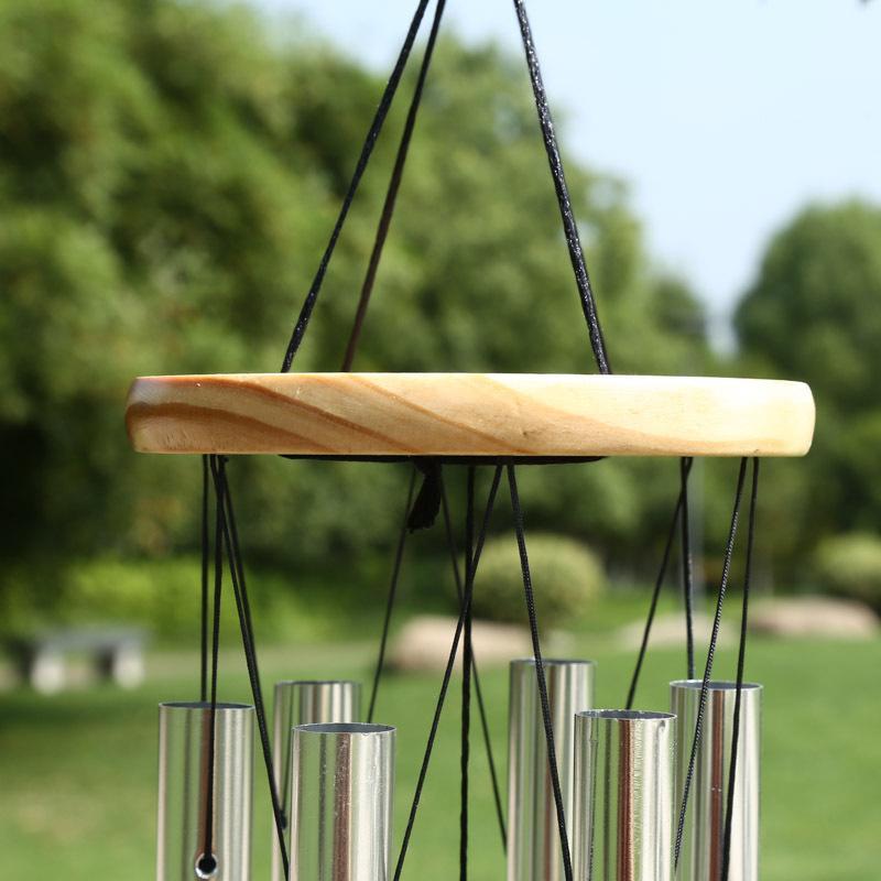 Windspiel Aluminium 6 Rohre 65 cm – Melodie Amazing Grace