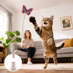 Interactive Butterfly Cat Toy – Active & Engaging