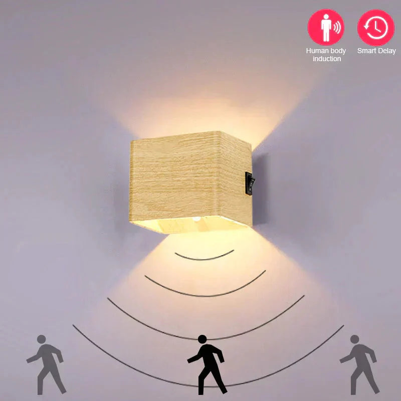 Wandleuchte LED Kabellos mit Bewegungsmelder