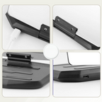 Heads-up display with wireless charging station for the car
