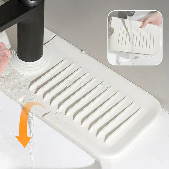 Silikon Abtropfmatte mit Ablaufsystem