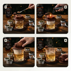 Cocktail-Smoker im Whiskey-Fass-Design — Rauchiges Aroma in 60 Sekunden