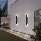Stilvolle LED-Außenwandleuchte – Architektonisches Up & Down Licht, wetterfest