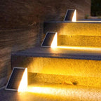 Solar stair lights for outdoors – Warm white LED light, set of 4 or 10