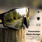 Sport-Sonnenbrille mit adaptiven Gläsern – Automatische Tönung