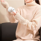 Electric rechargeable lint remover with stainless steel blade