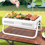Tragbarer Holzkohlegrill – Klappbar mit umfunktionalen Griffen