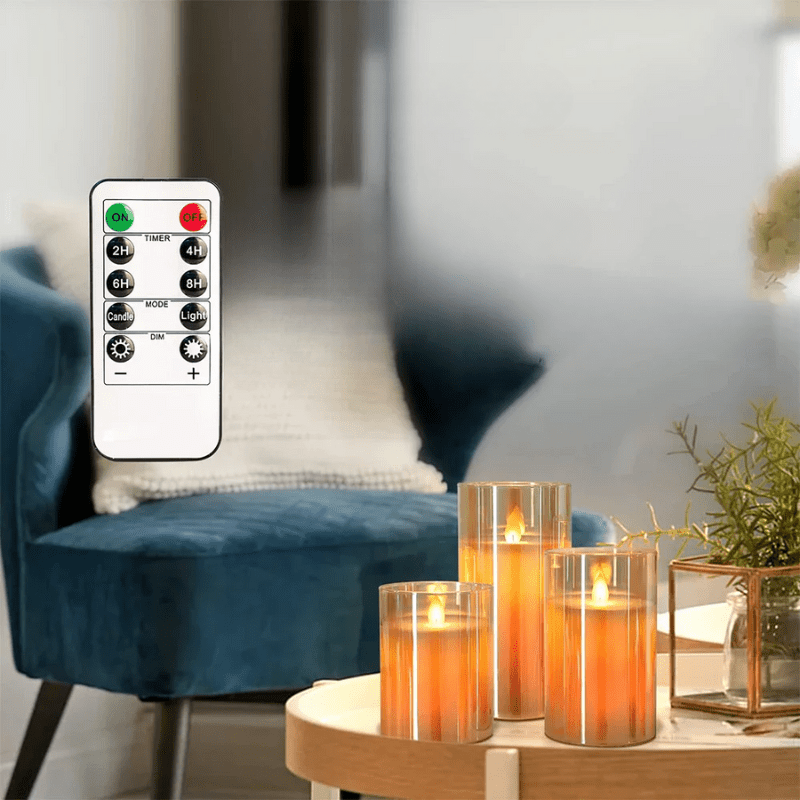 LED Kerzen Set realistisch -   Mivoza Deutschland